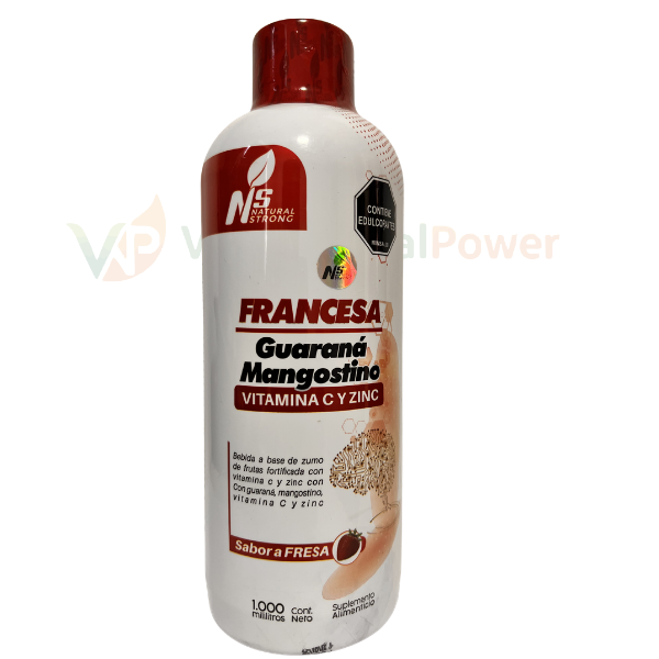 Jarabe Francés con Guaraná, Mangostino, Vit C y Zinc 1L - Imagen 2