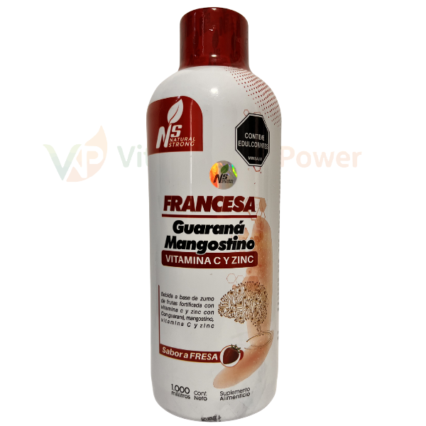 Jarabe Francés con Guaraná, Mangostino, Vit C y Zinc 1L