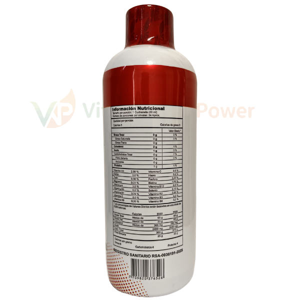 Jarabe Francés con Guaraná, Mangostino, Vit C y Zinc 1L - Imagen 4